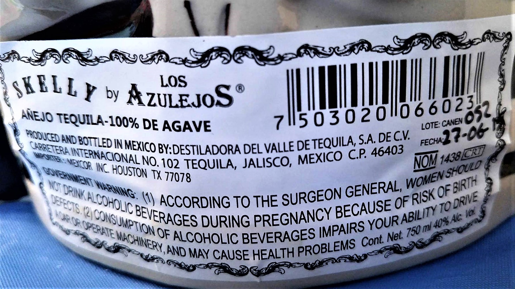 31 Tequila With Skeletons On Label - Labels For You