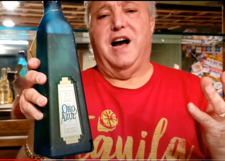 LOU AGAVE OF LONG ISLAND LOU TEQUILA - 'You Can't Take It With You' - Oro Azul NOM 1079 'refrigerator' Reposado