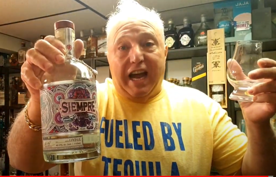 Lou Agave of Long Island Lou Tequila - Siempre Plata Tequila - Good All Around Solid Tequila