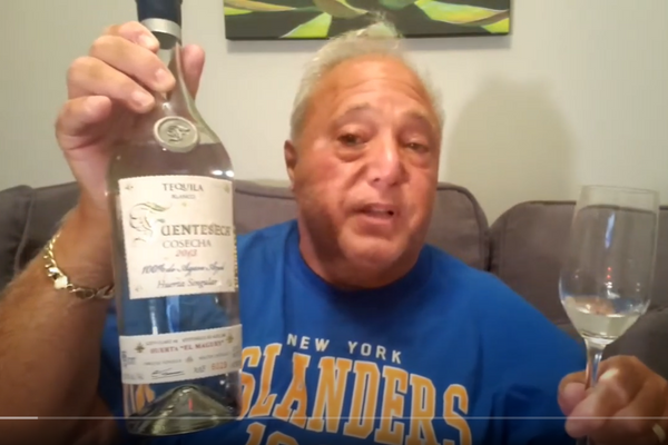 Lou Agave of Long Island Lou-'Sippin' With Lou'- Fuenteseca Cosecha 2013- A Special Tequila For Sure.