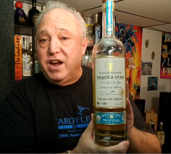 Lou Agave of Long Island Lou Tequila -Tequila Ocho Barrel Select 'Tropical' Anejo - Rum Influenced Splender