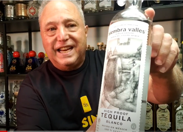 Lou Agave of Long Island Lou Tequila - Siembra Valles High Proof Blanco - One of the Very Best Tequilas