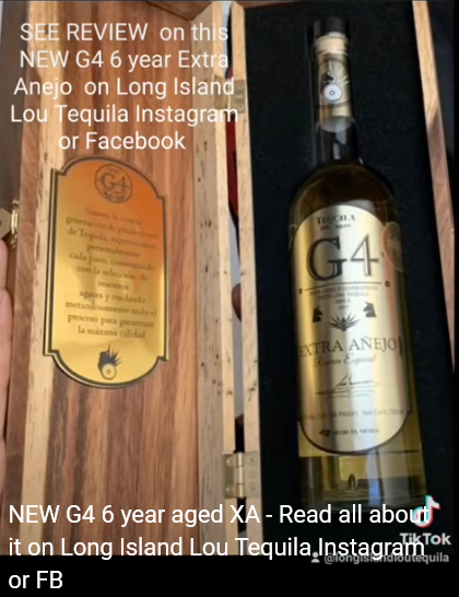 NEW G4 6 year aged XA - Read all about it on Long Island Lou Tequila on Instagram or FB